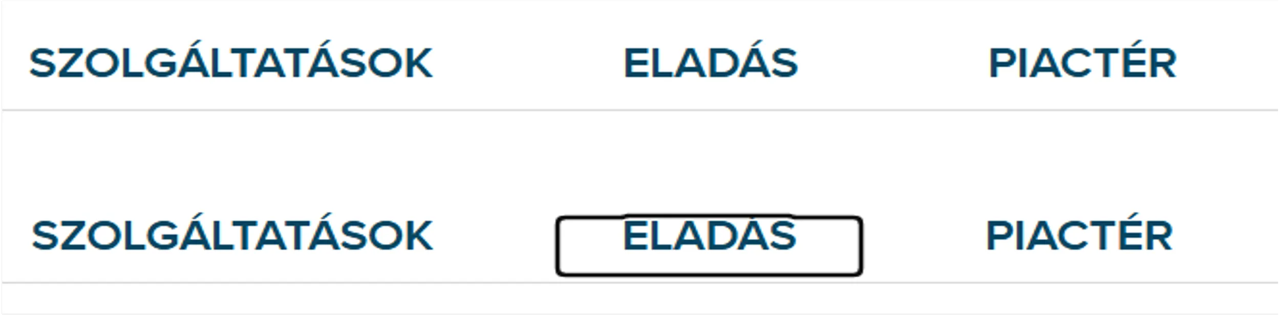 4. ábra: Jó és rossz példa fókuszjelzésre